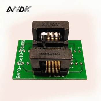

SSOP20 TSSOP20 to DIP20 Programming Socket IC Test Socket Adapter Pitch 0.65mm IC Body Width 4.4mm 173mil OTS-28-0.65-01
