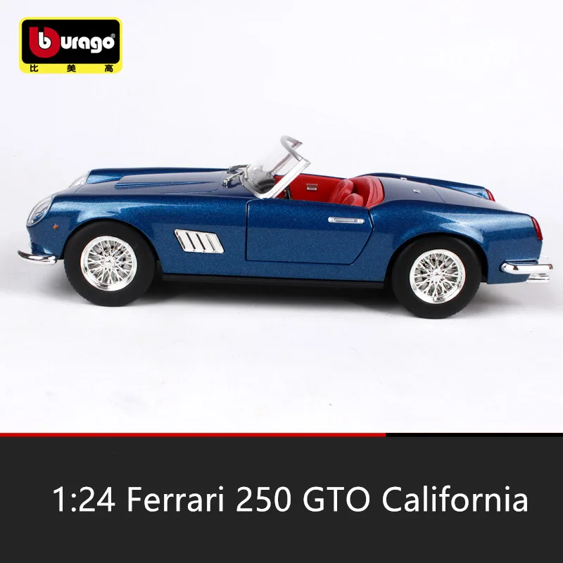 Bburago 1:24 Ferrari 250GT коллекция производитель авторизованный имитационный сплав модель автомобиля украшения Коллекция игрушек инструменты