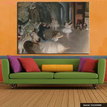 

Edgar Hilaire Germain de Gas Portrait Classical oil Painting Drawing art Spray Unframed Canvas kitchen iron gemstone53105688