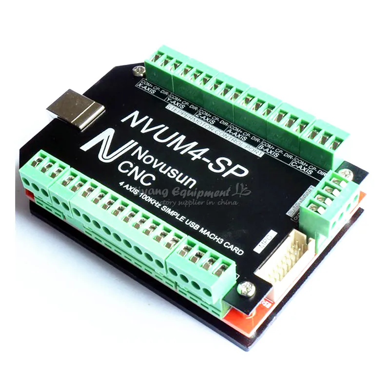 

NVUM 4 Axis cnc router Mach3 USB Card CNC router 3 5 6 Axis cnc milling machine Motion Control Card Breakout Board
