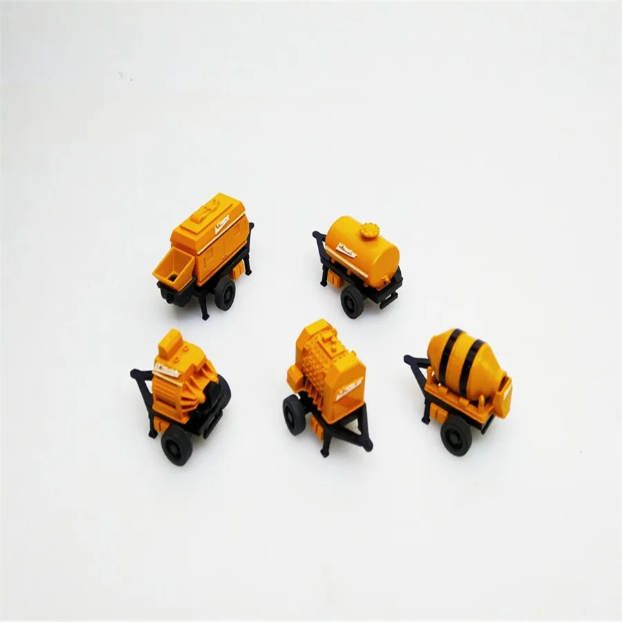 

HO 1/87 Mixer Concrete Cement Trailer Train Model Scene Decoration