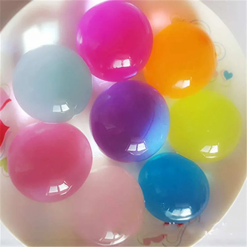 multicolor 7-8 шт./лот гидрогелевые шарики с большим кристаллом почвы для детей, детские игрушки, водные шарики для выращивания Orbiz, Водяные Шарики, свадебный Декор для дома G - Цвет: multicolor