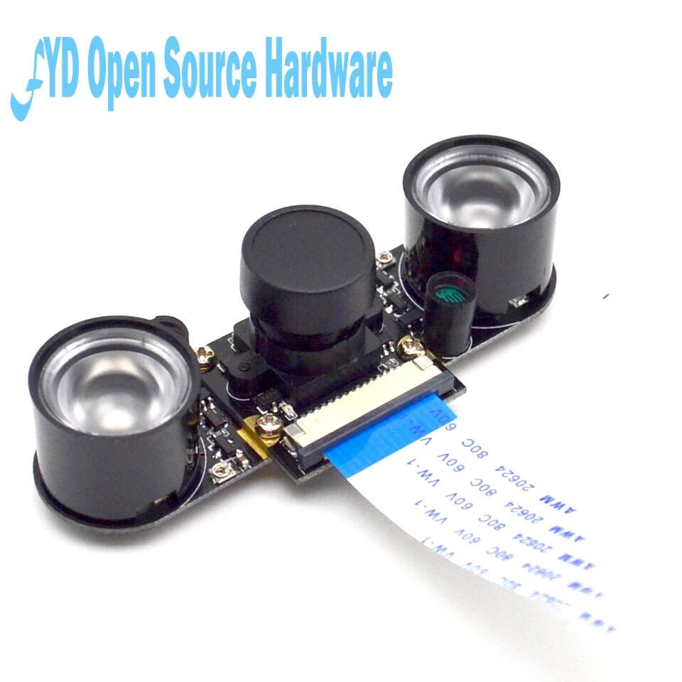 Raspberry pie wide angle FishEye camera kit +LED Raspbery Pi camera infrared light lamp