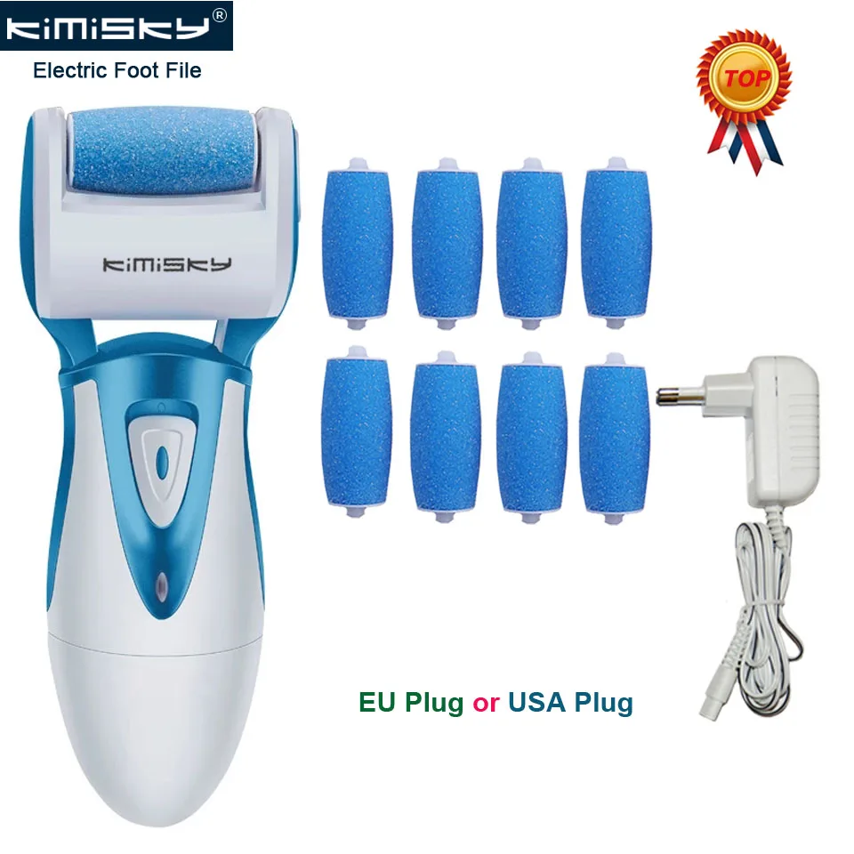 KIMISKY Blue Rechargeable waterproof Foot Care Tool Pedicure Callus