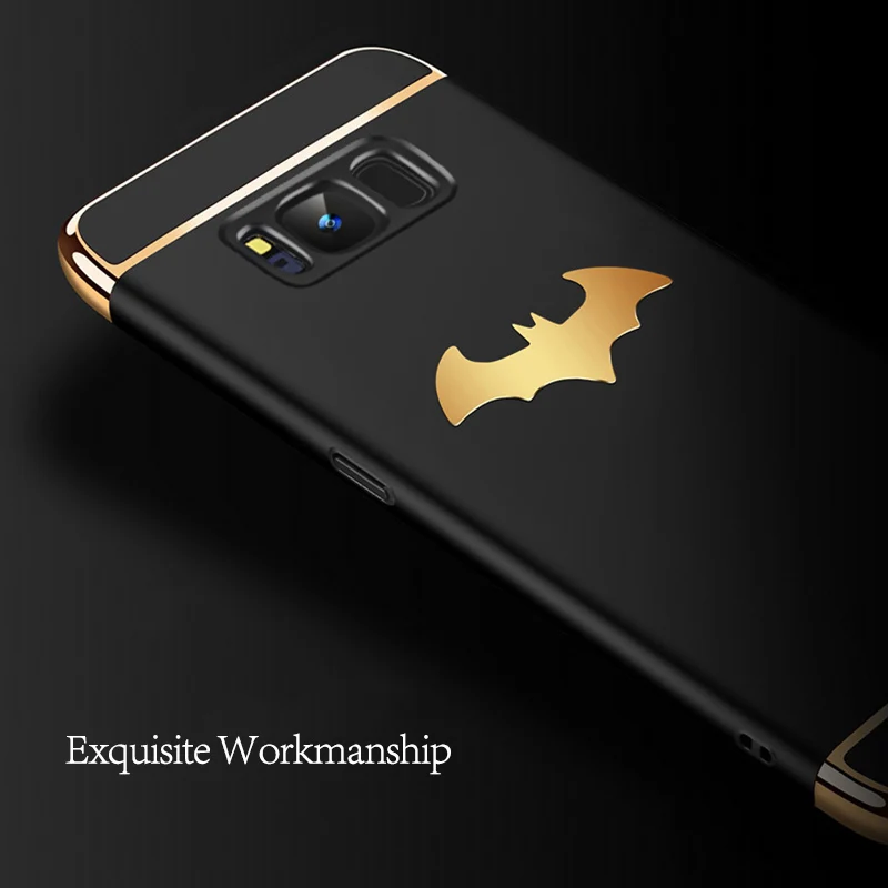 Роскошный чехол 3 в 1 покрытие Бэтмен телефон чехол s для samsung Galaxy S8 S9 S10 Plus Note 9 Mate 8 крышка A3 A5 A7 A6 A8 A9 Coque