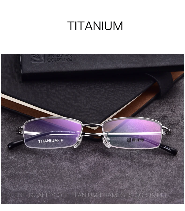 Титановые очки оправа мужские маленькие диоптрические очки миопия, Гиперметропия очки по рецепту Rx-able мужские Оптические очки оправы для очков маленькие F3026
