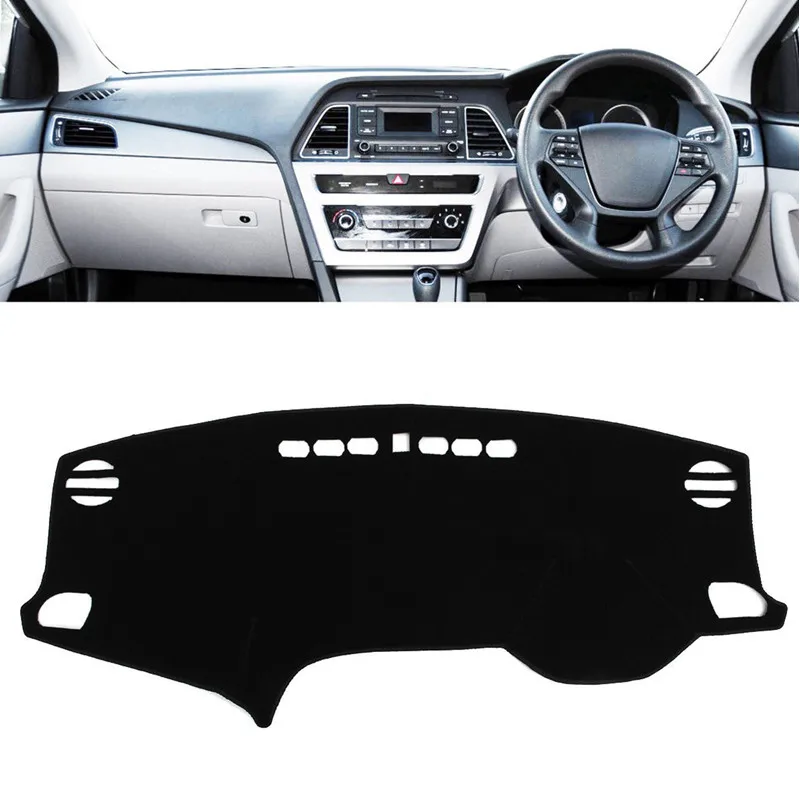 

Car Dashboard Cover Mat Pad Interior Dashmat Dash Sun Shade Instrument Carpet Accessories For Hyundai Sonata 2015 2016 2017 2018