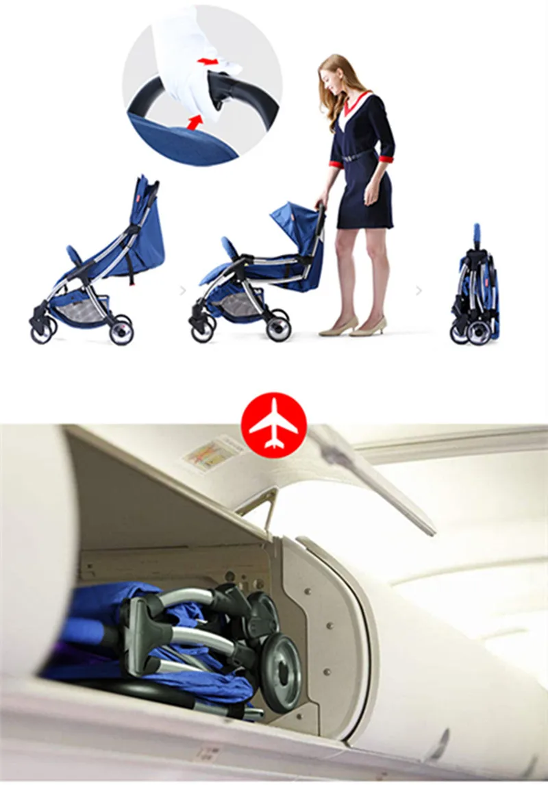 Kidstravel детская коляска ультра-легкая складная Bebek Arabasi sette детская машинка переносная на самолете