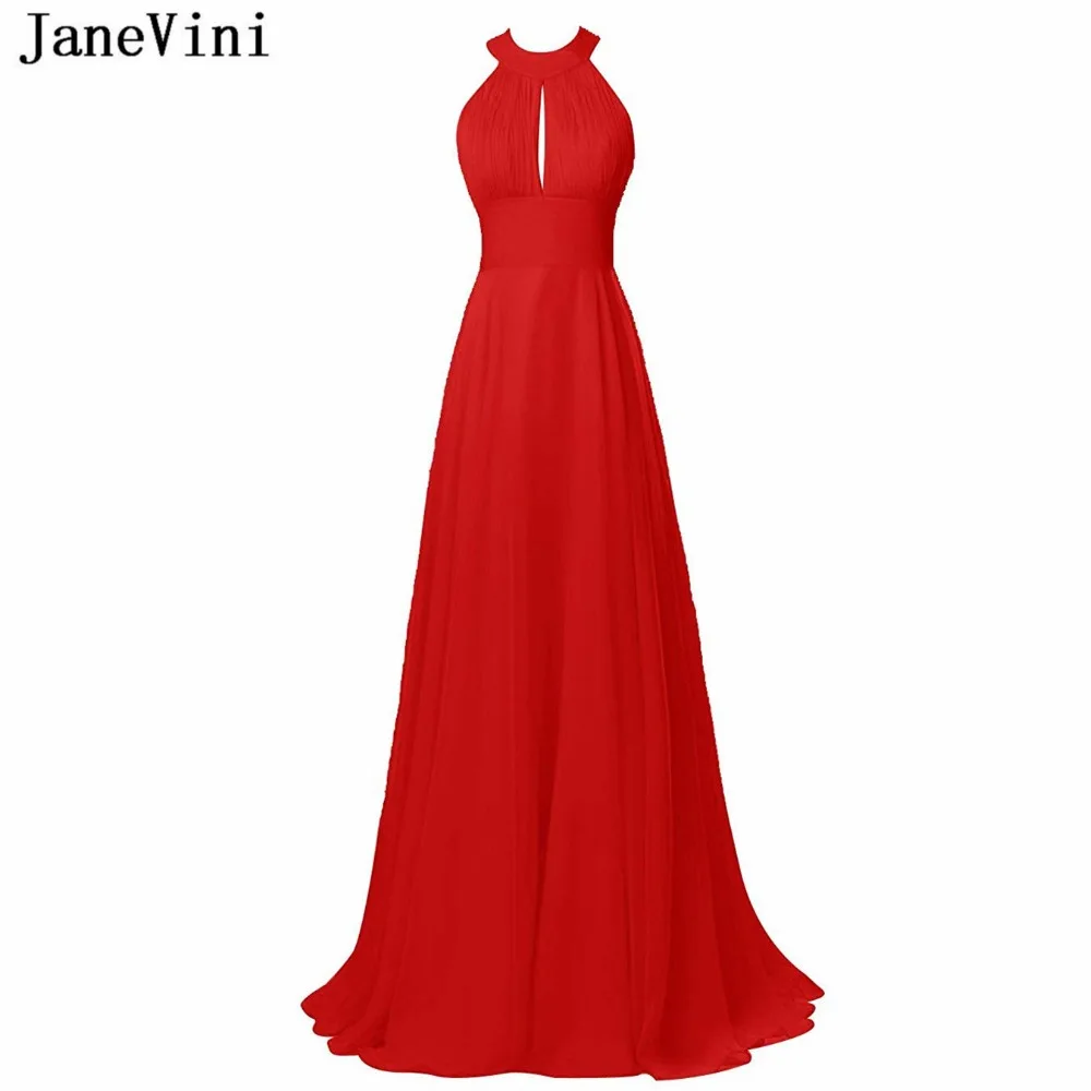 red beach bridesmaid dresses