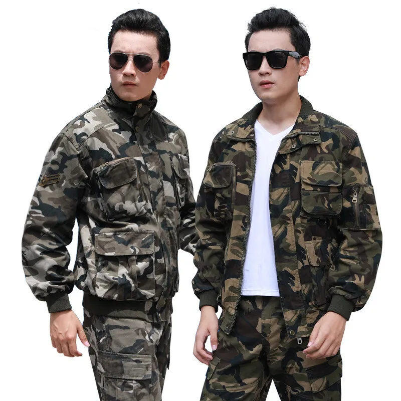 

Autumn Winter Men's Fleece Warm Camouflage Suits Jacket+Pants Outdoor Hunting Climbing Hiking Training Military Tactical Sets