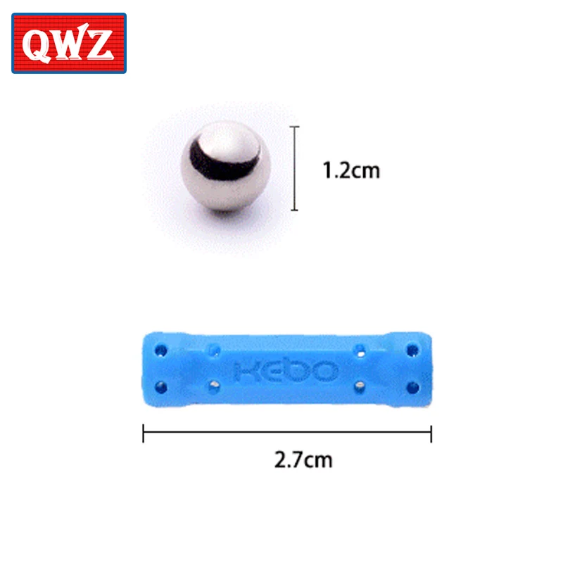 QWZ 50 шт.-280 шт. магнитные стержни и металлические шары магнитные строительные креативные игрушки DIY дизайнерские Развивающие игрушки для детей Подарки
