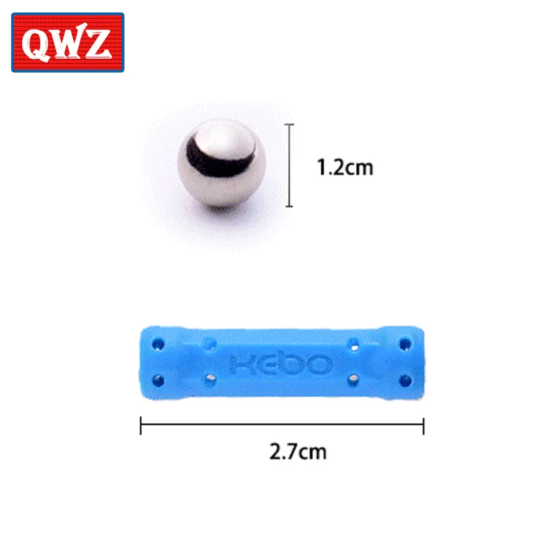 Beste QWZ 50 pcs 280 pcs Magneet Bars   Metalen Ballen Magnetische Bouw Creatief Speelgoed DIY Designer Educatief Speelgoed Voor kinderen Geschenken