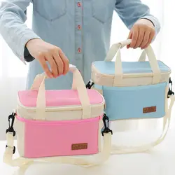Новая модная сумка для ланча Повседневная Термосумка для женщин дети или мужчины Изолированная коробка для ланча термо еда сумка для