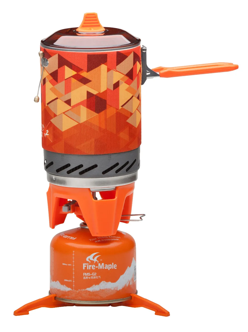 De arce de fuego al aire libre Personal sistema de cocina senderismo Camping OvenPortable mejor propano quemador de la estufa de Gas de FMS-X2 olla - 2