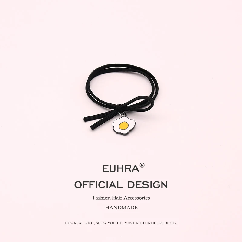 

EUHRA 5 kinds Elastic Hair Bands Rabbit Bear Duckling Duck Egg High Elasticity Woman Girls Hair band Children Rubber Band