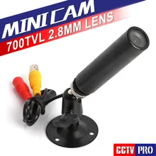 HD Mini Bullet 700TVL Sony Effio CCD Couleur Extérieure Grand Angle 2.8mm Objectif Caméra CCTV de Sécurité Pour 960 H CCTV DVR