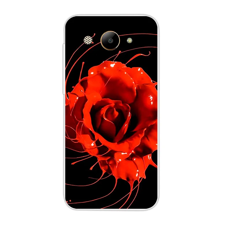 Для Huawei Y3 2017 Ультратонкий силиконовый чехол гель для Y5 Lite бабочка 5 0 &quotдля MT6737M CRO