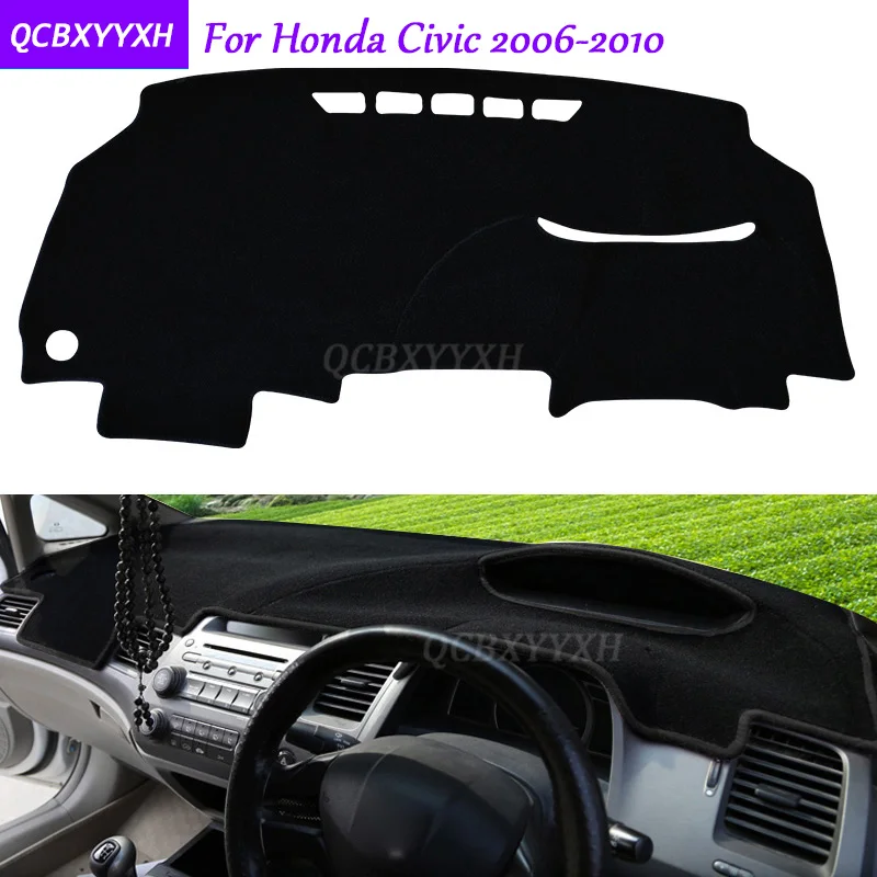 Для Honda Civic 2006 2010 коврик для приборной панели защитный интерьер Photophobism затеняющая