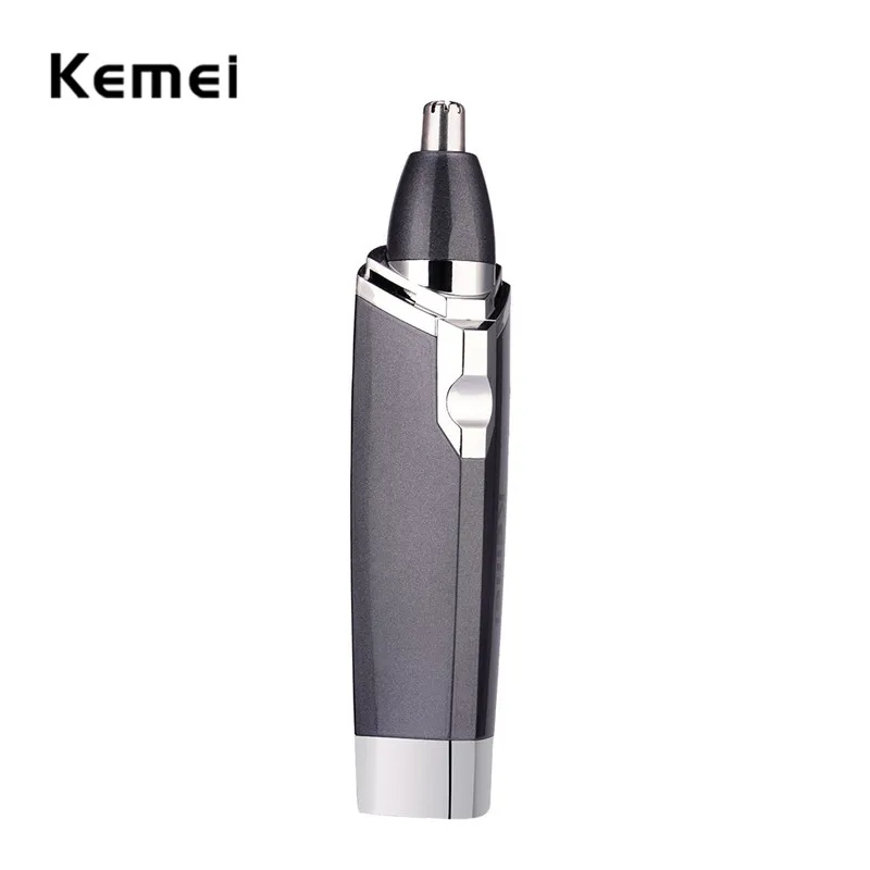 Battery Kemei KM-6512 Nose Trimmer For Men Face Shaver Ear Hair Trimmer For Nose Hair Removal Men Nose Trimer Razor Clipper