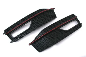 

Fog Light Grille With Red Strip For Audi A4 B8