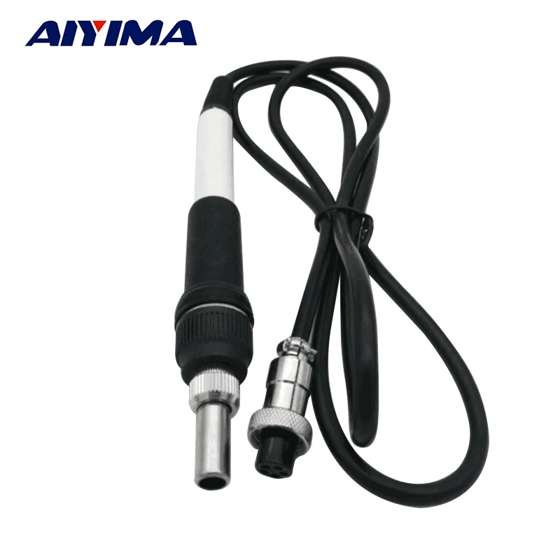 Aiyima For HAKKO T12 Soldering iron Station Handle welding connector with GX12MM air head plug
