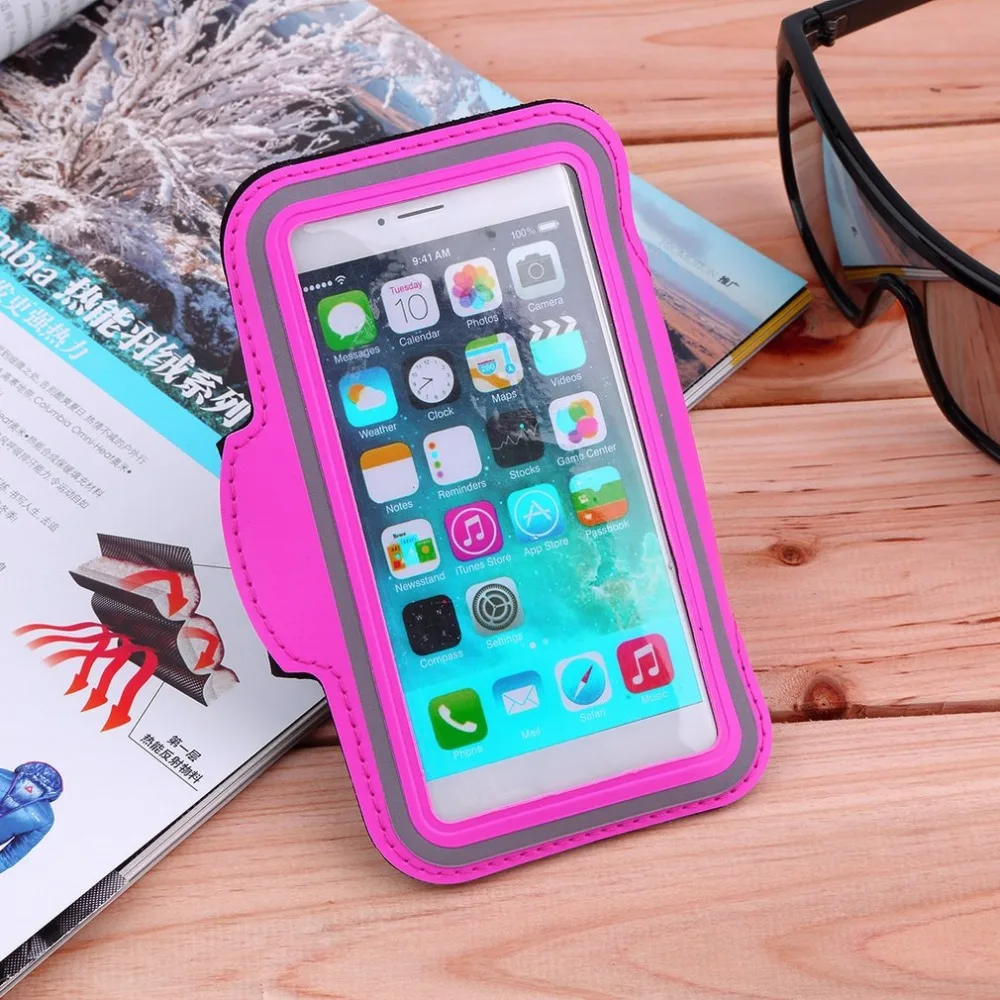 Goedkoop Waterdichte Sport Running Jogging GYM Armband Arm Band Belt Case Cover Houder voor iPhone 6 4.7 #039; #039;Mobiele Telefoon met sleutelhouder