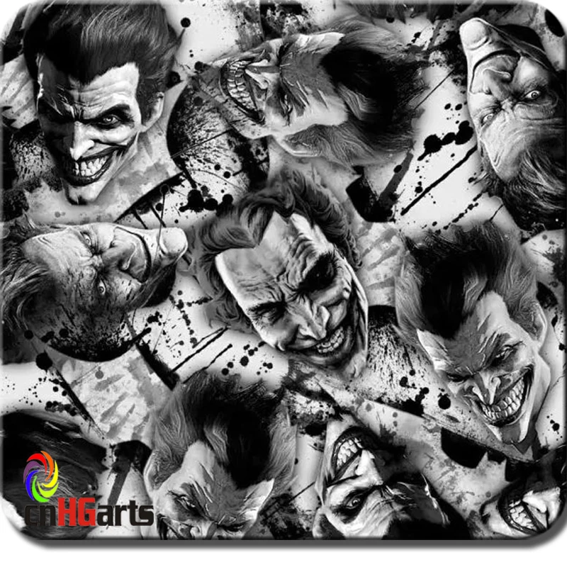 

cnHGarts Free shipping 50cm width water transfer printing foil for car hydrographics skull WTP1807