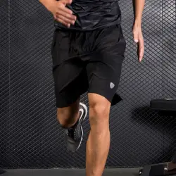 Новые спортивные мужские шорты's Бег фитнес-тренировки Пять штанов летние быстросохнущие случайные свободные Светоотражающие Баскетбол
