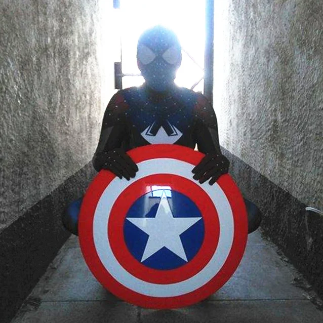 

[ New ] Cosplay 57cm The Avengers Civil War Captain America Shield 1:1 1/1 Steve Rogers ABS model adult shield replica toys