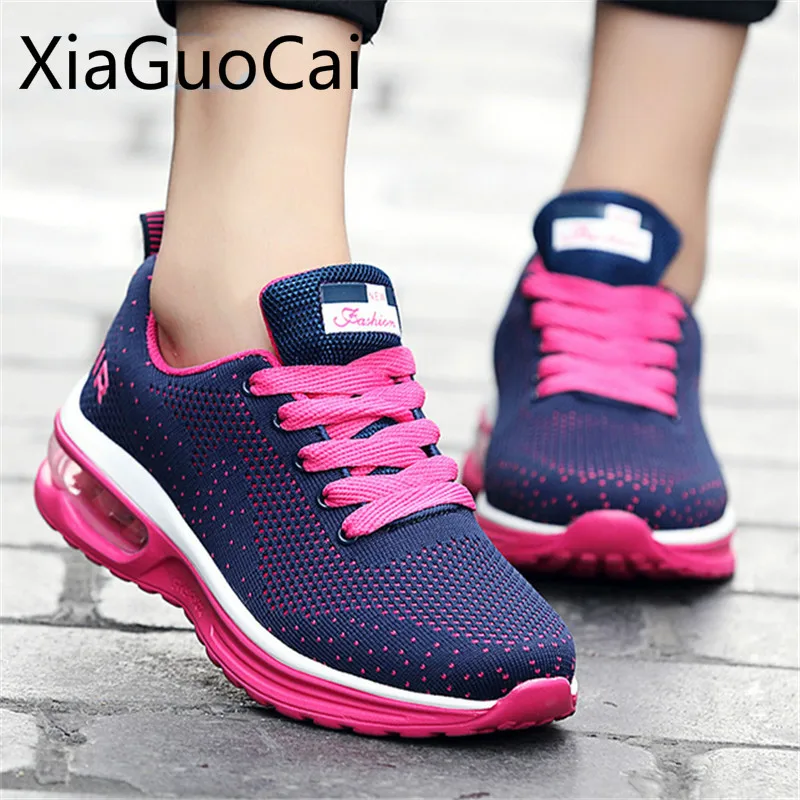 2018 Flywire Running Shoes for Women Shock Absorber Air Cushion Sports