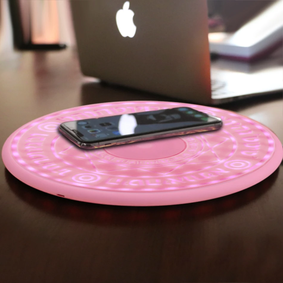 New Comic Magic Array Wireless Charger 10W Magic Circle Qi Wireless Universal Fast Charger Charging Pad Sup Drop Shipping (21)