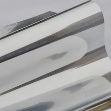 Silver Insulation Window Film Stickers Solar Reflective One Way Mirror color silver width 30/40/50/60/70/80/85 by length 150cm