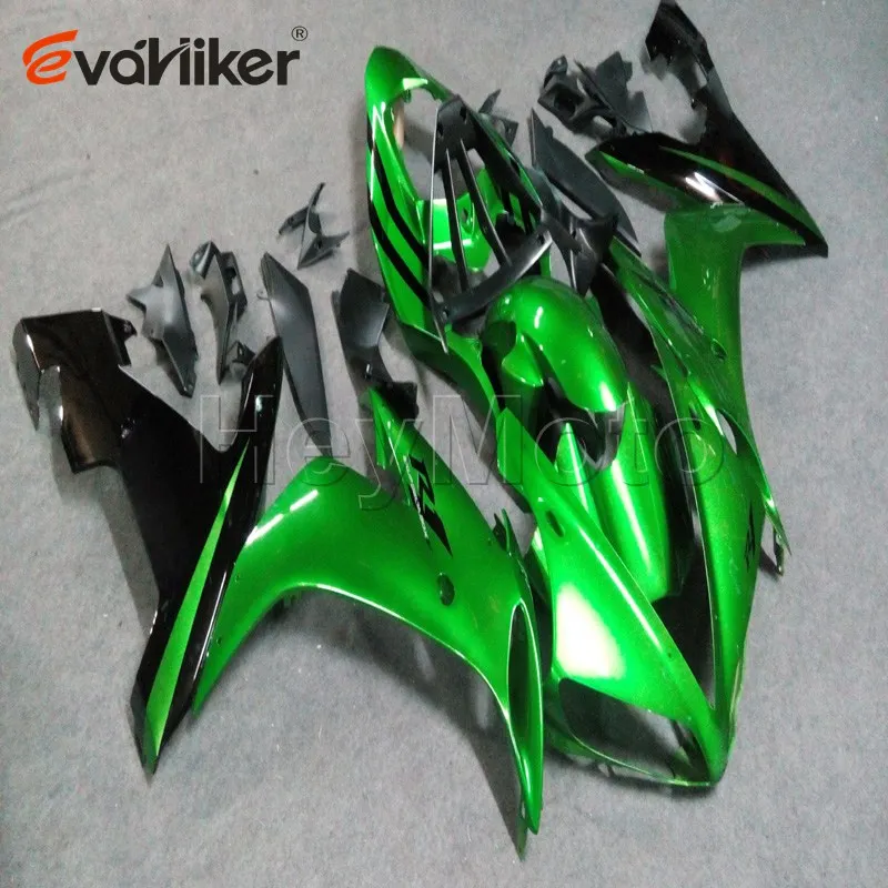 Пользовательские+ мотоцикл капот для YZF-R1 2004 2005 2006 YZF-R1 04 05 06 Зеленый ABS Корпус Комплект двигатель обтекатель - Цвет: P