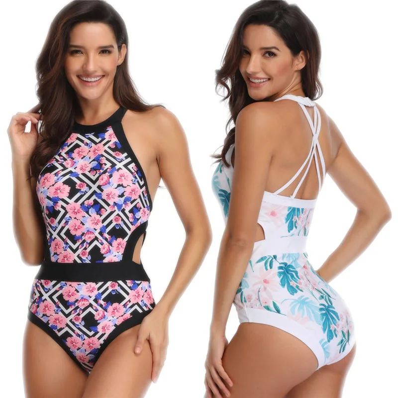 

Sexy One Piece Swimsuit Women Swimwear Bathing Suit Body Suit Monokini Swimsuit Fato De Banho Beach Wear Bikini Swim Wear May