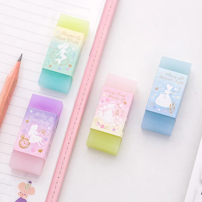 

Princess Alice World Double Color Eraser Rubber Eraser Primary Student Prizes Promotional Gift Stationery