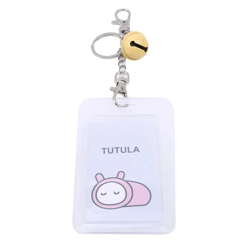 

Korean Version Animal Girls Cartoon Creative PU Card Sets Keychain Bus Meal Card Case Students Multifunction Card Holder
