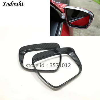 

For Nissan X-Trail XTrail 2014 2015 2016 T32/Rogue Rear Rearview glass Mirror Rain Eyebrow Shield Sun Visor Shade 2pcs