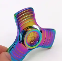 Горячие игры ручной Tri-Spinner непоседы игрушка EDC сенсорными палец Spinner Для Austism и СДВГ детские игрушки разные цвета