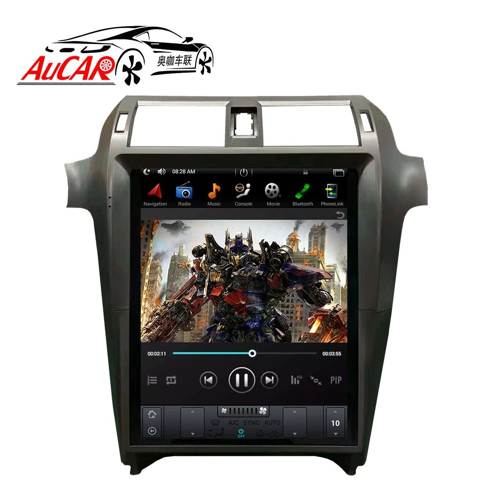 Sale 2 DIN Android 8.1 Tesla style Car radio GPS Navigation For Lexus GX400 GX460 2016 2017 1DIN  multimedia  cassette player stereo 3