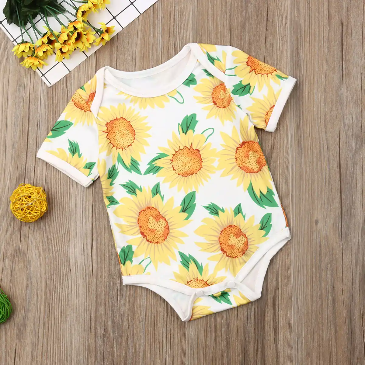 sunflower baby grow