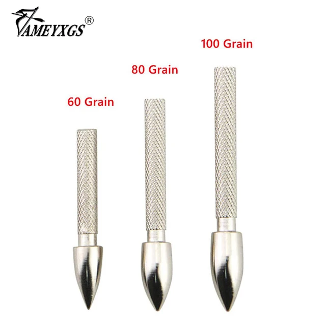  US $158.68 Archery Insert Arrowhead 100GR Arrow Point Tips Broadheads Carbon Arrow Shooting