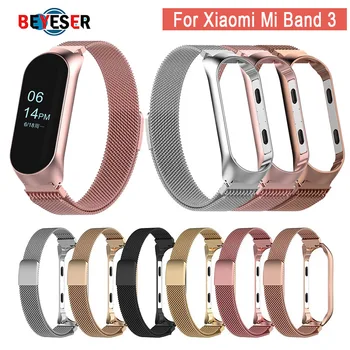 

Mi Band 3 Wrist Strap Metal Screwless Stainless Steel For Xiaomi Mi Band 3 Strap Bracelet Miband 3 Wristbands Pulseira Miband3