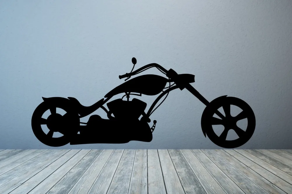 Motorcycle Pattern Wall Decal Art Mural Vinyl Wall Stickers For Kids ...