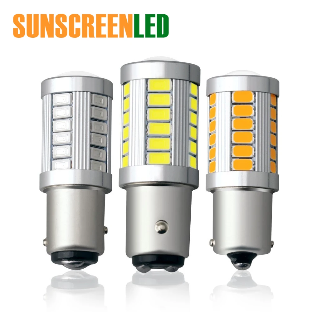 

T10 Led Light led clearance marker side lights 1157 1156 7443 3157 Car Tail Bulb Brake lamps Auto Reverse Lamp Red/White