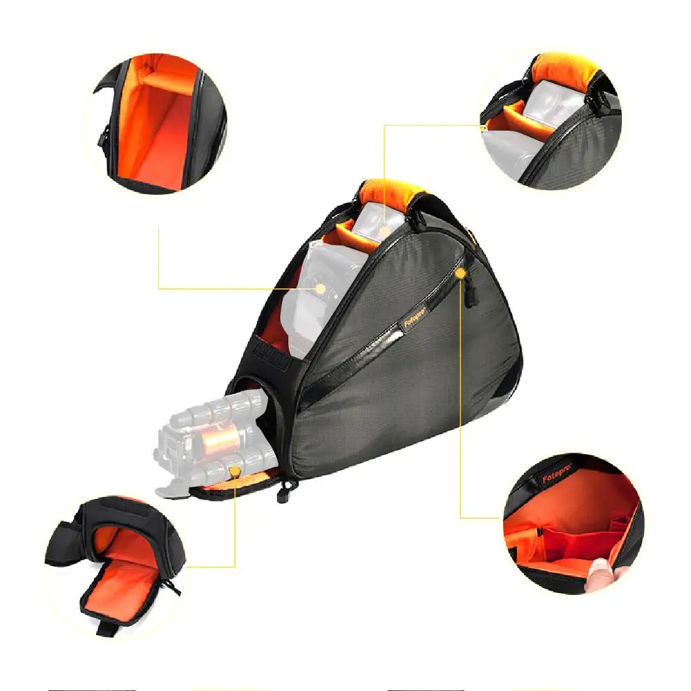 

Multi-functional Camera Bag Video Digital Handbag Waterproof Outdoor Camera Photo Tripod Backpack Case for DSLR Cam 35*16*26cm