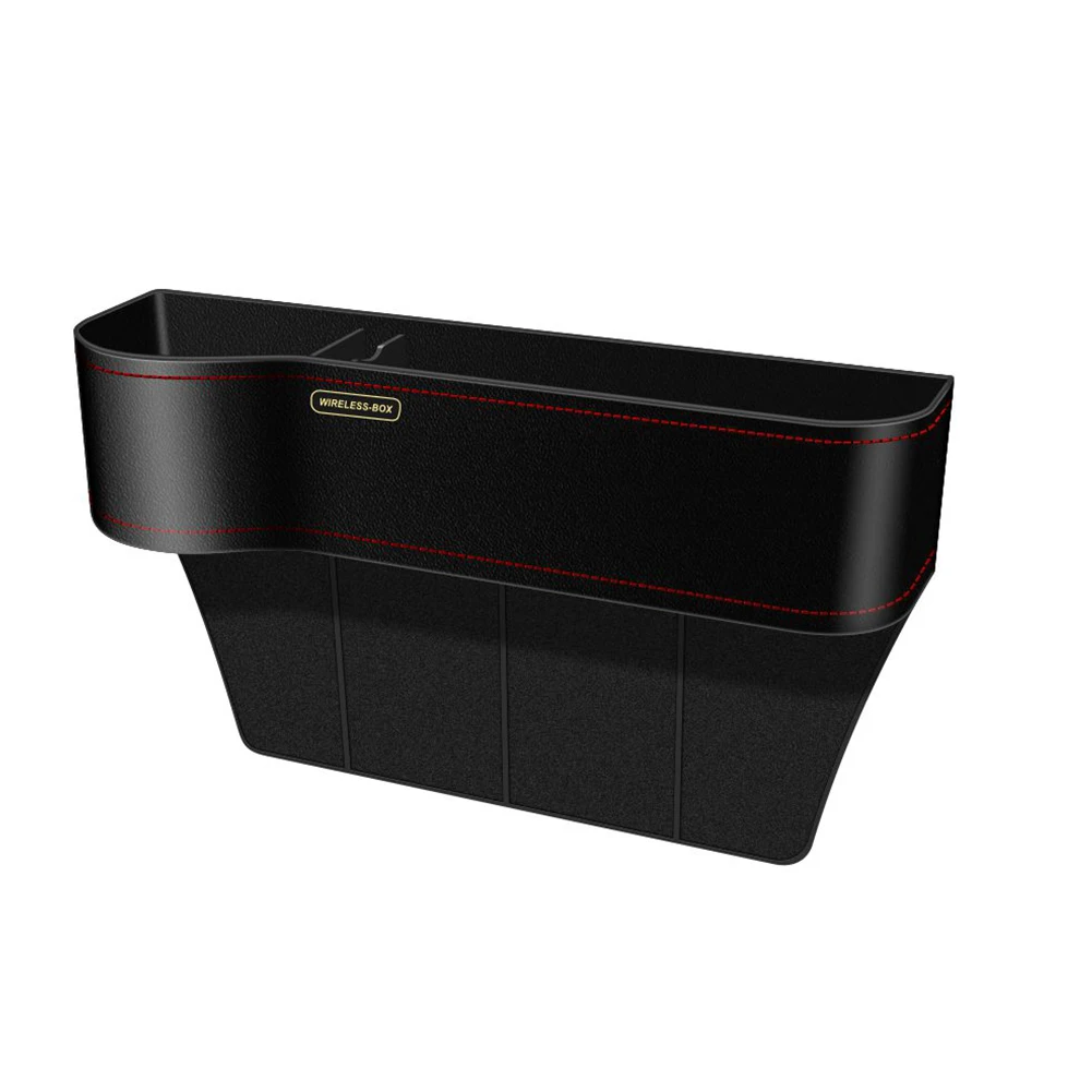 

Q7 Qi Wireless Charger Phone Holder Car Seat Side Storage Organizer Multi-Function Car Storage Box for iPhone Samsung Galaxy S10