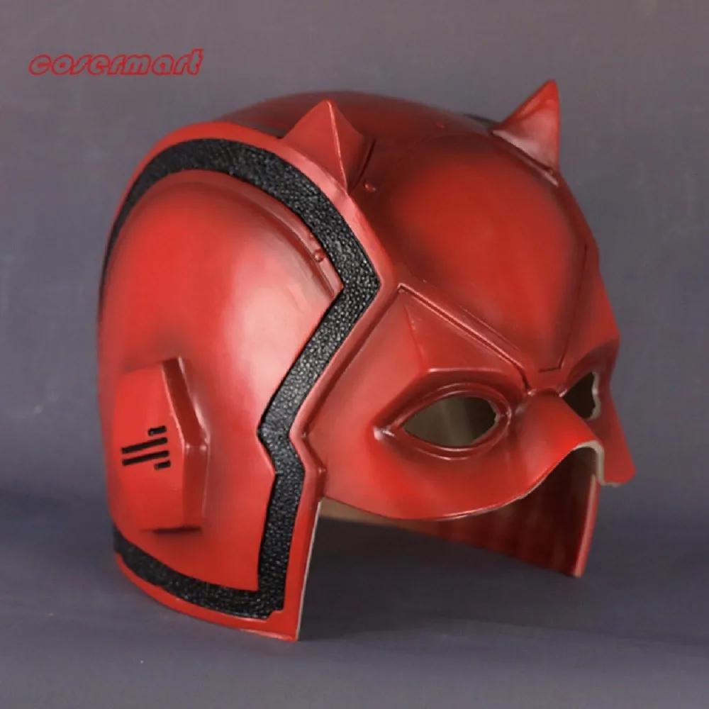 2016 New Anime Daredevil Mask for Sale Matt Murdock Cosplay Costume Helmet Brand New Red PVC For Adult Hot Sale (6)
