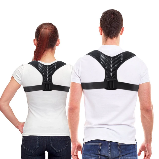 Aptoco Brace Support Belt Adjustable Back Posture Corrector Clavicle Spine Back Shoulder Lumbar Posture Correction Dropshipping