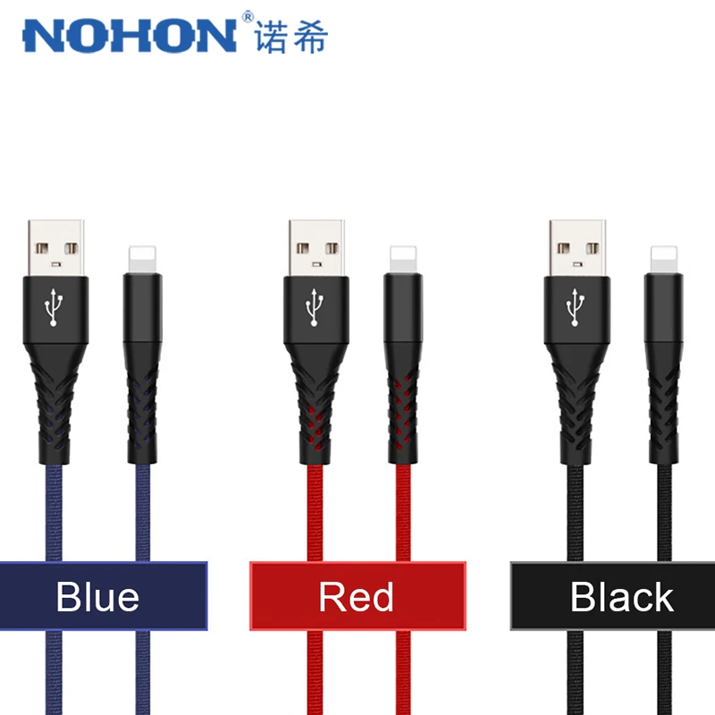 NOHON кабель для быстрой зарядки usb 8 Pin iphone XS MAX X XR 7 6 S 5s 5C 5 Plus шнур синхронизации