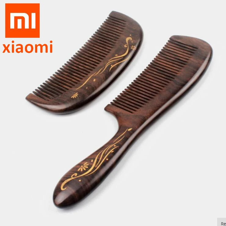 Расческа из натурального дерева xiaomi xin zhi расческа ручной росписи